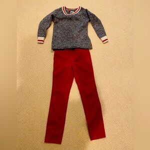 ROOTS VINTAGE CABIN STRIPED CREW NECK SWEATER SIZE XS